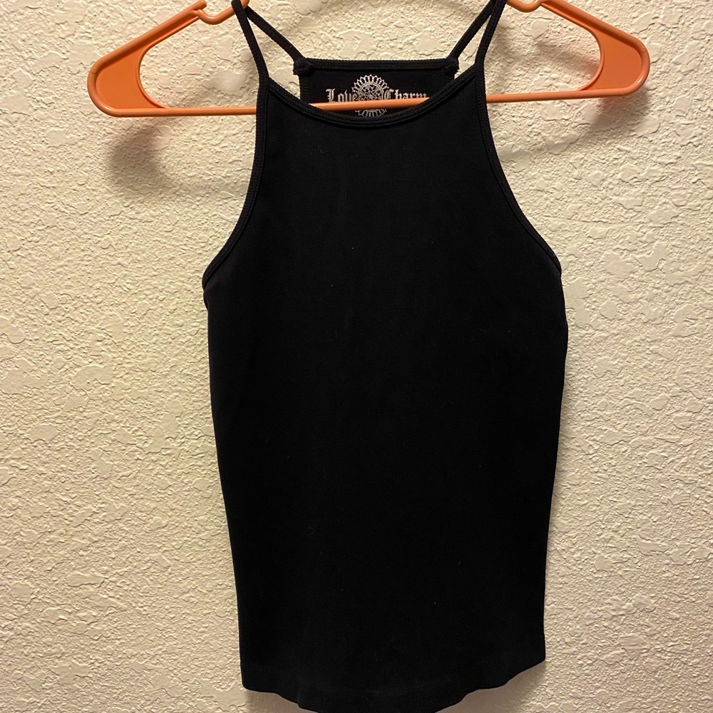 Black crop top